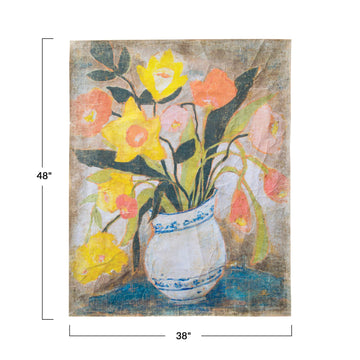 Decorator Paper w/ Flowers in Vase