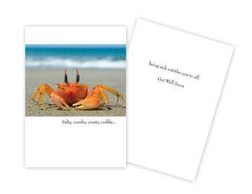 Crab Get Well Card