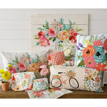 Pillow - Tufted Blossoms