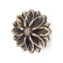 Brass Iron Flower Knob