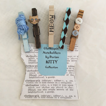 Kitty Clothespin Noteholders