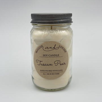 Tuscan Pear Soy Candle by Maggie and Louise