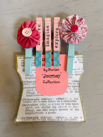 Journey Clothespin Noteholders