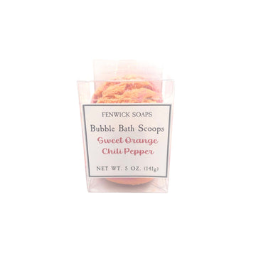 Bubble Bath Scoops - Sweet Orange Chili Pepper