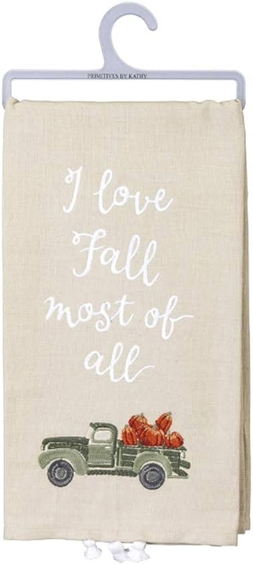 Kitchen Towel - I Love Fall the Most
