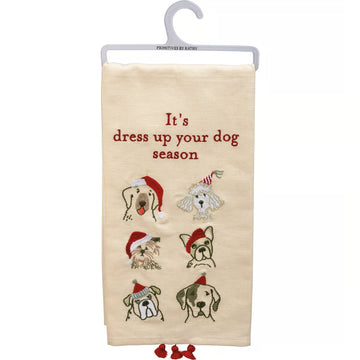 It's  Dress Up Your Dog Kitchen Towel