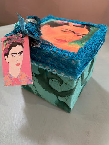 Frida Batik Fabric Spirit Box