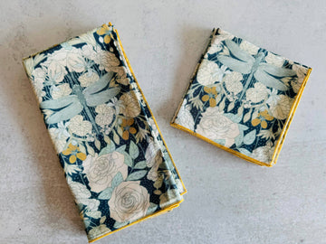 Dragonflies at Twilight Cloth Napkins, set of four: 18inch everyday