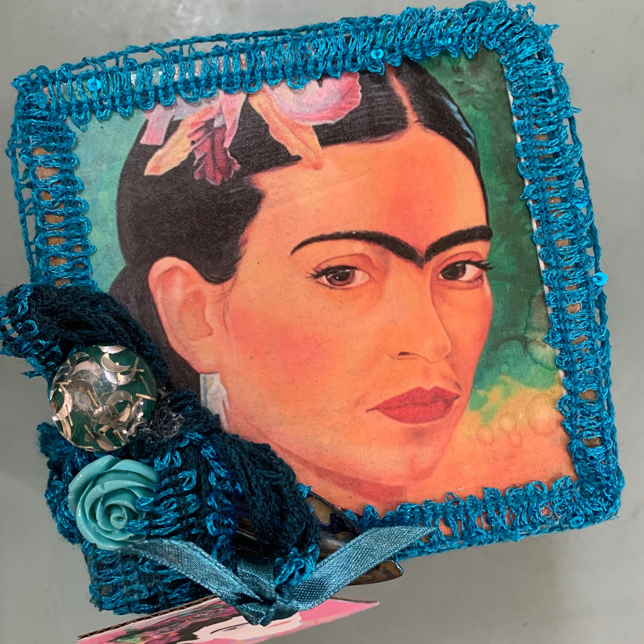Frida Batik Fabric Spirit Box