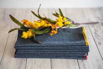 Chambray Napkins, set of 8: 10inch