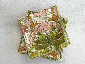 Dragonfly Cloth Napkins, set of four: Everyday