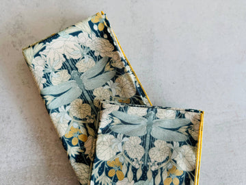 Dragonflies at Twilight Cloth Napkins, set of four: 18inch everyday