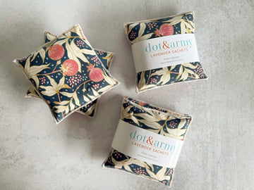 Gooseberry Lavender Sachets, set of two
