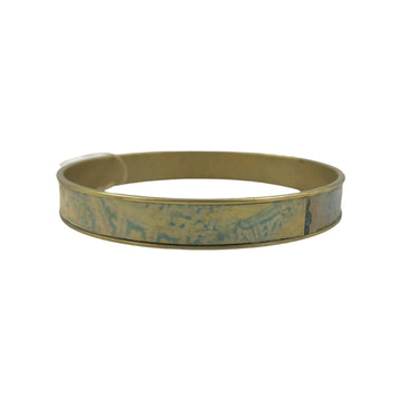 Brass with Fragment of Original Art Bangle Bracelet