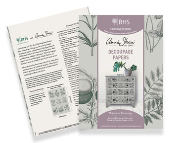 RHS Decoupage Paper - Botanical Drawings - Five and Divine