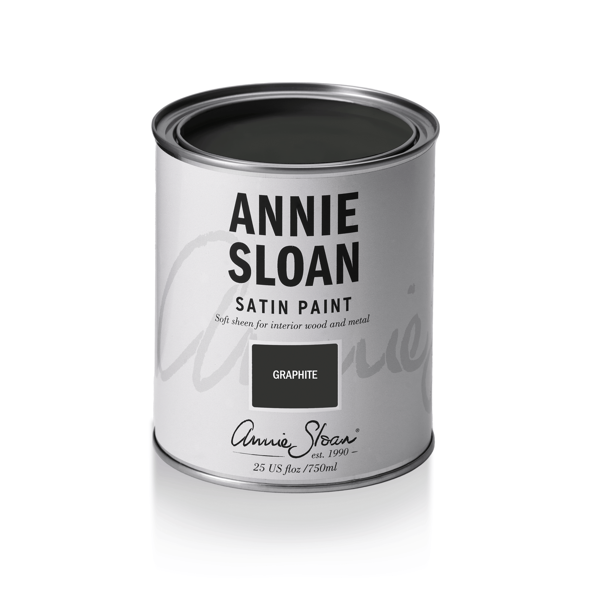 Annie Sloan Satin Paint Graphite  -  750 ml - Five and Divine