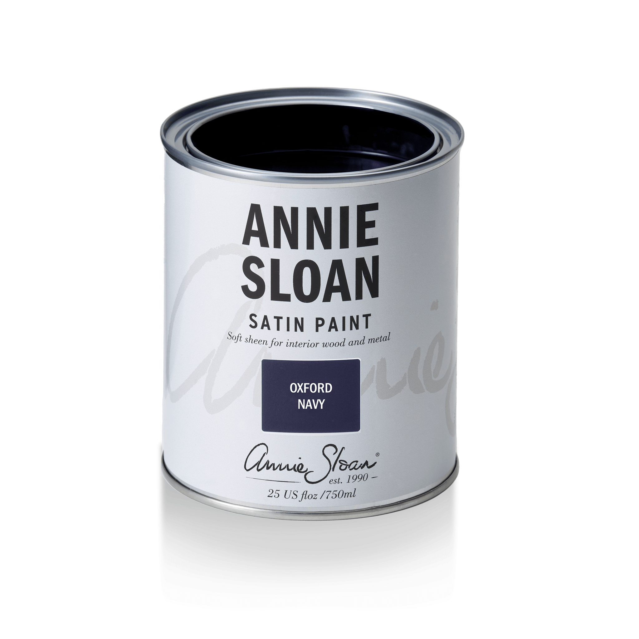 Annie Sloan Satin Paint Oxford Navy -  750 ml - Five and Divine