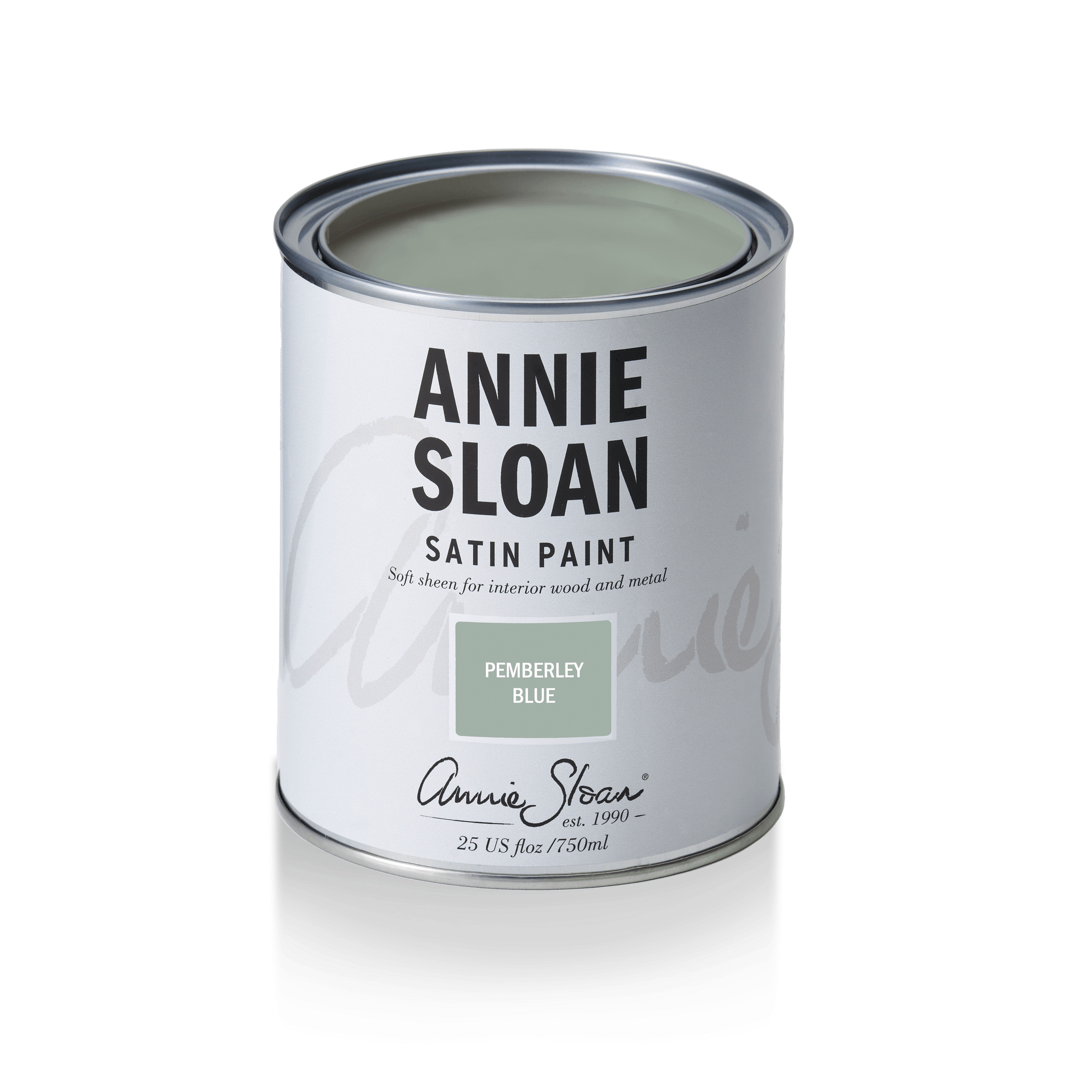 Annie Sloan Satin Paint Pemberley Blue - 750 ml - Five and Divine