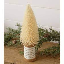 Bottle Brush Tree With Spool Base - Large - Five and Divine