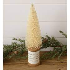 Bottle Brush Tree With Spool Base - Small - Five and Divine