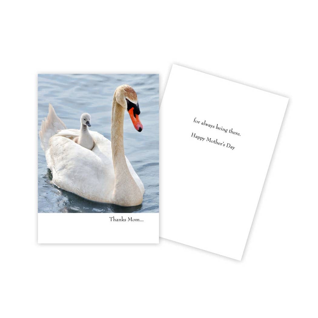 Swan Mother's Day Card - Five and Divine
