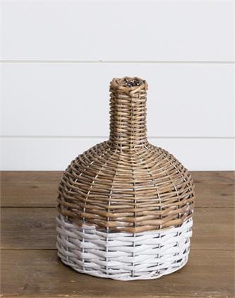 Demijohn Two-Toned Basket - Small - Five and Divine