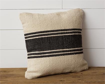 Pillow - Grain Sack Stripe - Five and Divine