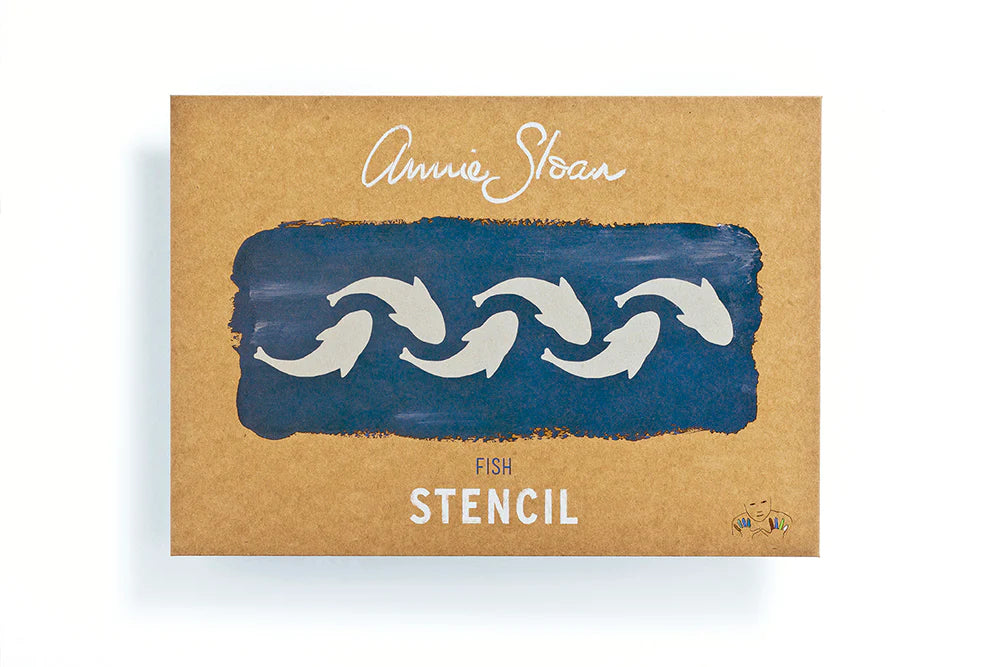 Annie Sloan Stencil - Fish - Five and Divine