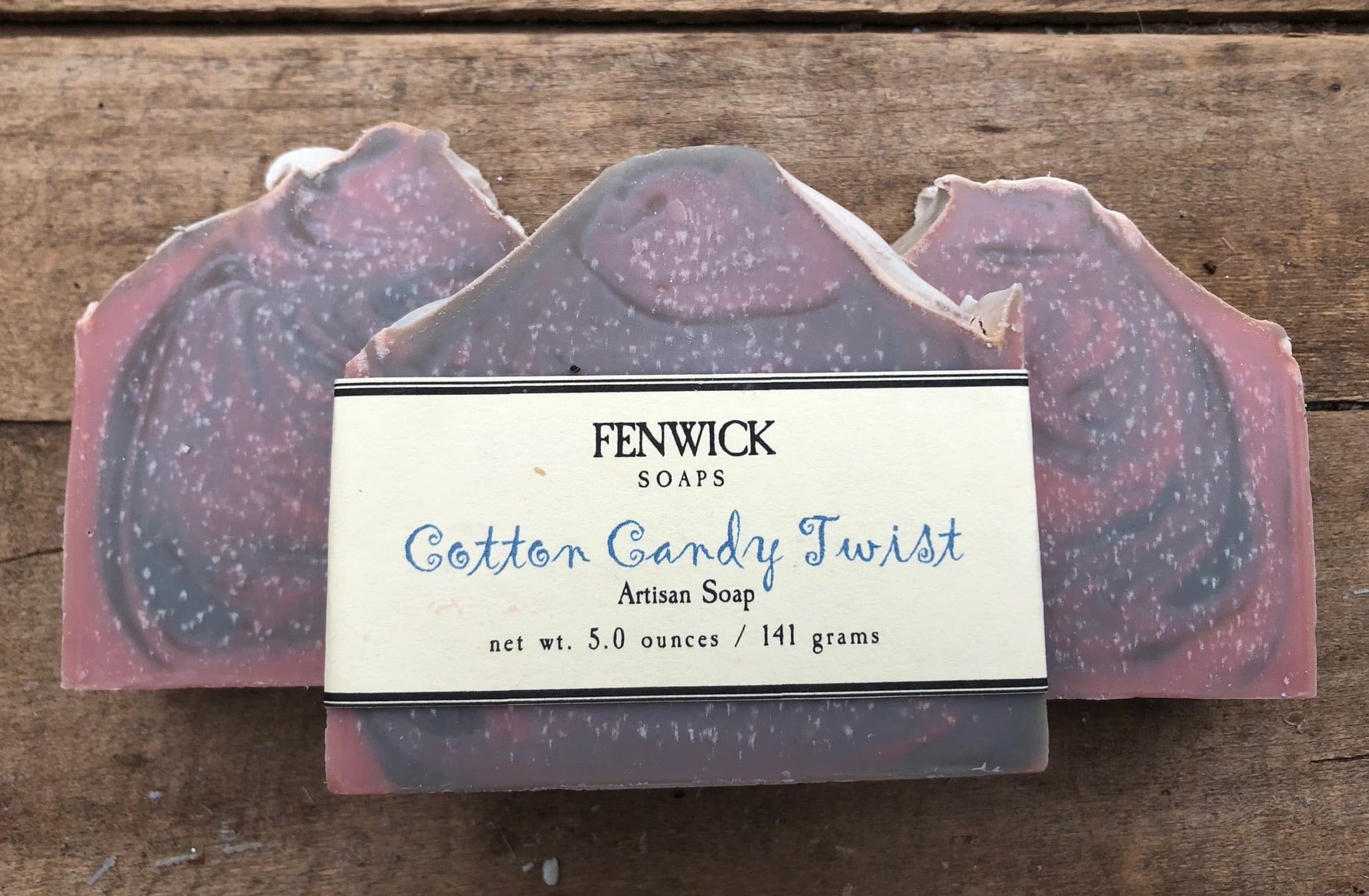Fenwick Soap - Cotton Candy Twist - Five and Divine