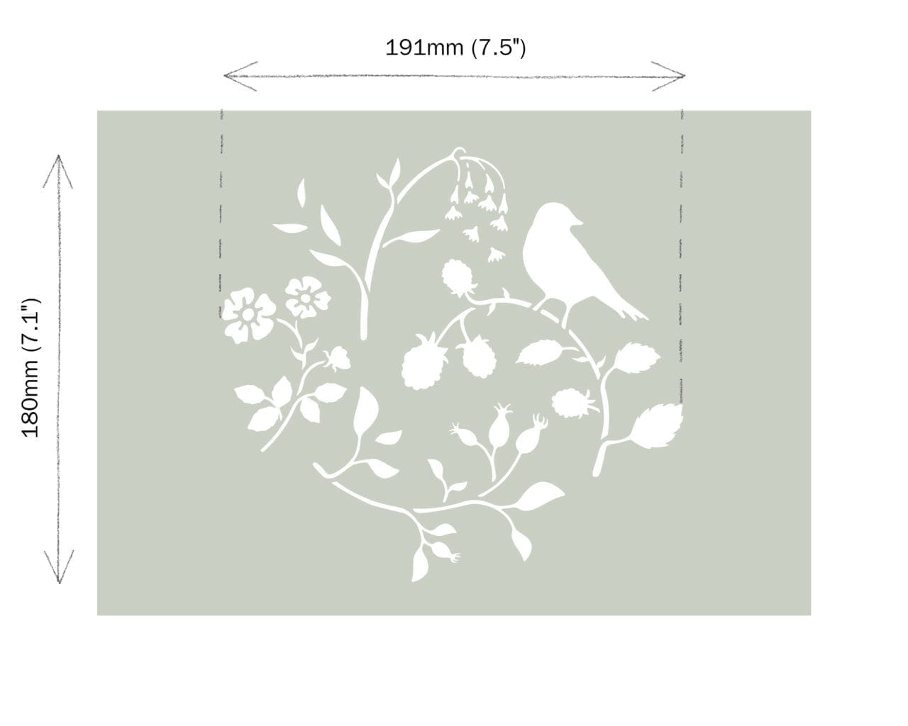 Annie Sloan Stencil - Countryside Birds - Five and Divine