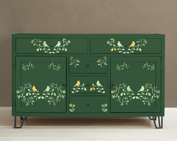Annie Sloan Stencil - Countryside Birds - Five and Divine
