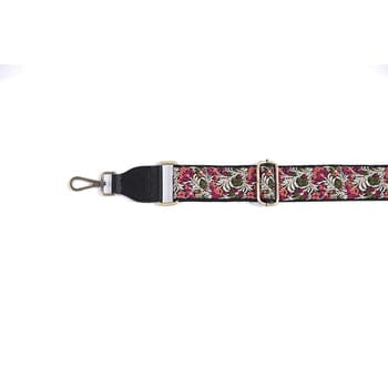 Pattern Guitar Strap - Flora Wide Pink - Five and Divine