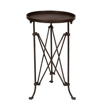 Round Metal Table (Bronze Finish) - Five and Divine