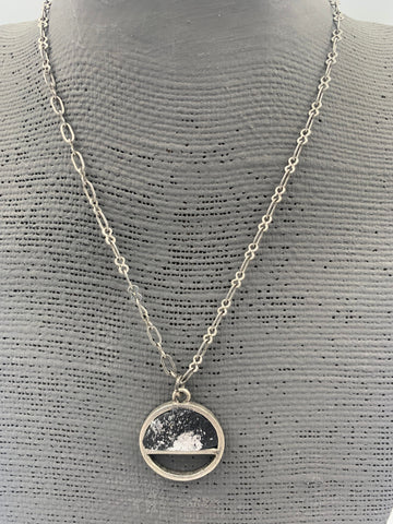 Silver Clay Necklace - Five and Divine
