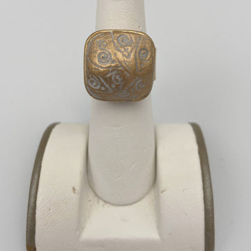 Gold Clay Ring