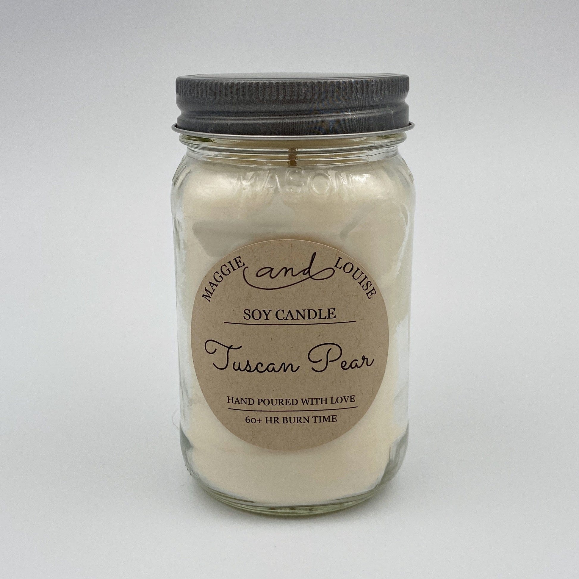 Tuscan Pear Soy Candle by Maggie and Louise - Five and Divine