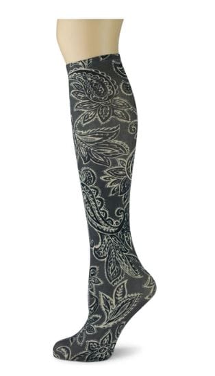 Sox Trot Adult Knee Highs - Lizbeth II on Fossil - Five and Divine
