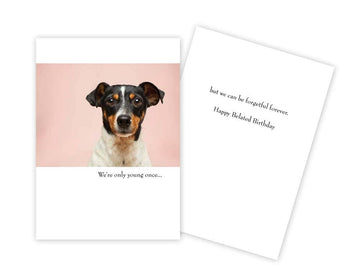 Dog Funny Birthday Card - Five and Divine