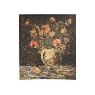 Canvas Wall Decor w/ Vintage Reproduction Flowers in Vase  DF2835 - Five and Divine