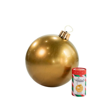 Holiball® - The Inflatable Ornament (18" Vintage Gold) - Five and Divine