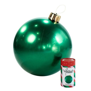 Holiball® - The Inflatable Ornament (30" Vintage Green) - Five and Divine