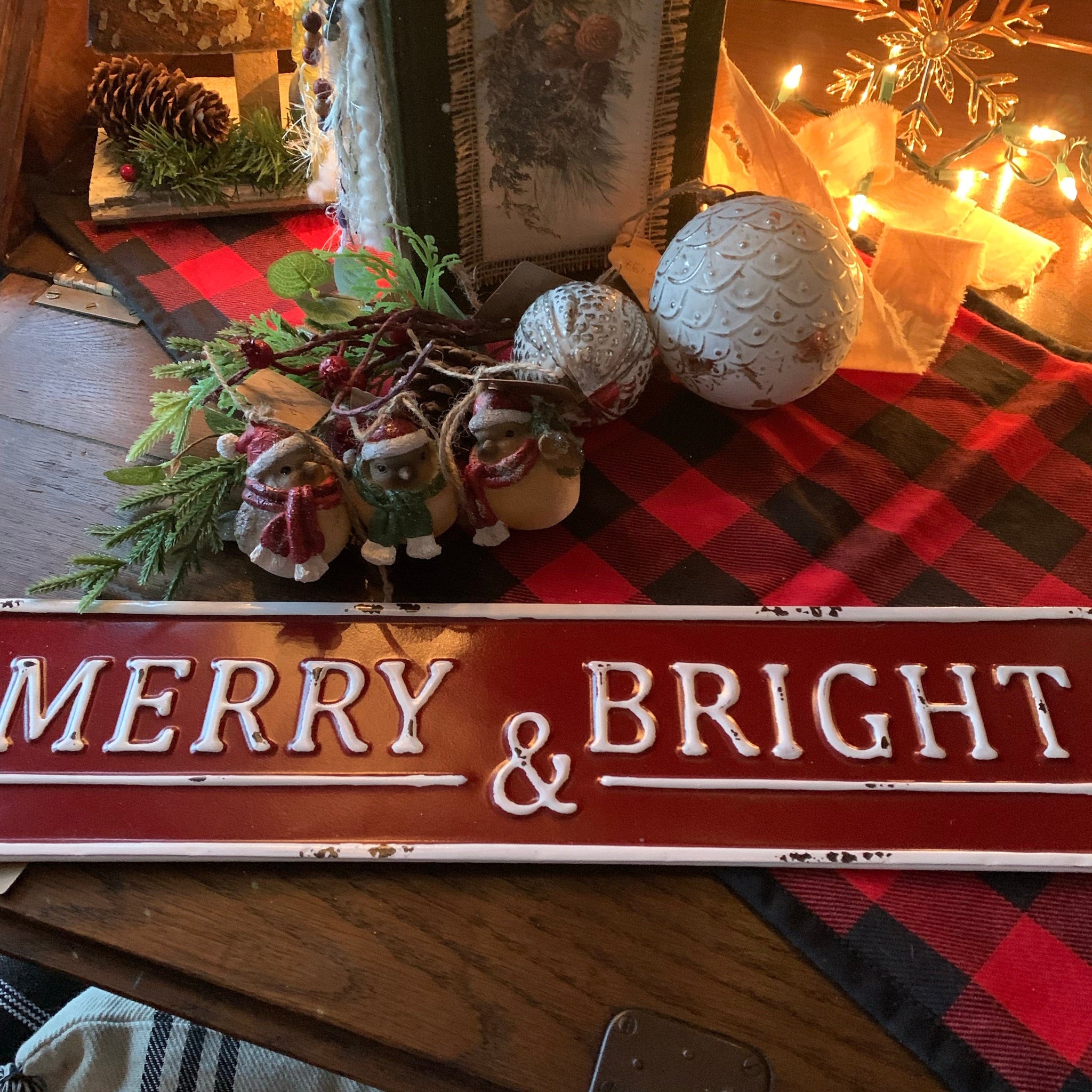 Sign - Merry & Bright - Five and Divine