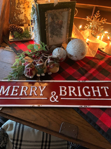 Sign - Merry & Bright - Five and Divine