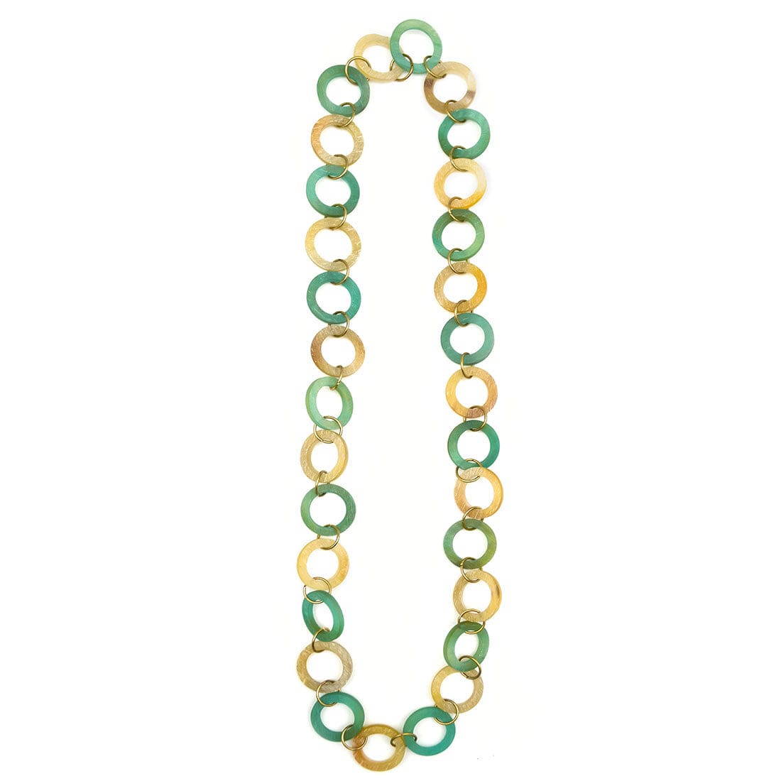 Anju Omala Verdant Necklace - Small Open Rings - Five and Divine
